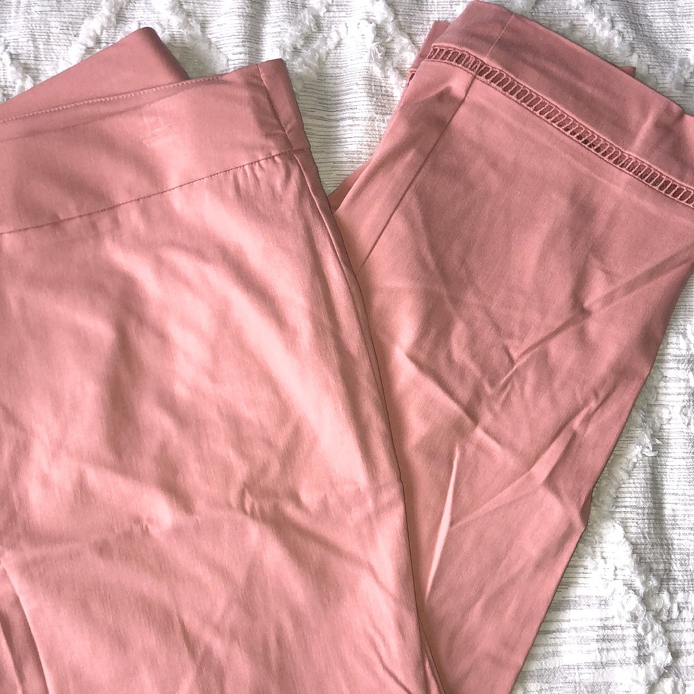 NWOT Emaline Woman Peach Capris Pants Size 22W